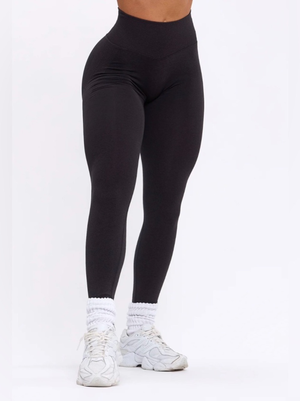 BuffBunny Black High-Waist Seamless Leggings